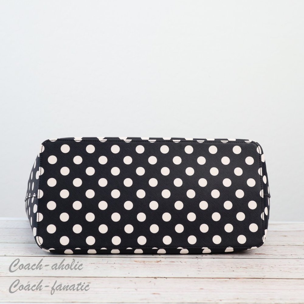 NWT Kate Spade K6844 Shore Street  Margareta Zip Top Tote in Polka Dot - Picture 7 of 10